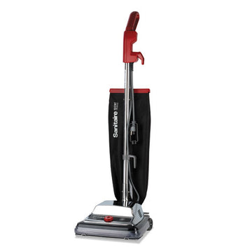 Sanitaire® Tradition Quietclean Upright Vacuum Sc889a, 12" Cleaning Path, Gray-red-black freeshipping - TVN Wholesale